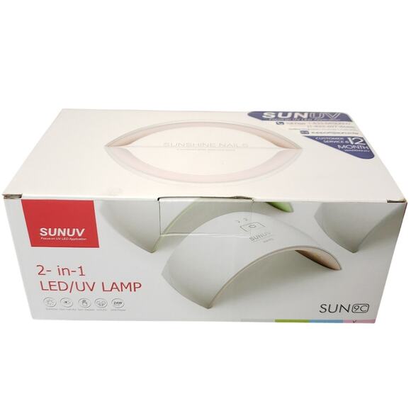 Sunuv Sunshine Nails UV Nail Lamp Sun 9C 2 in 1 Led/UV Lamp NIB - Picture 1 of 8